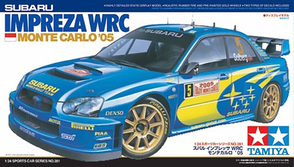 Tamiya Model Kit 1/24 Subaru Impreza WRC Monte Carlo Car Model Kit Toys 24281