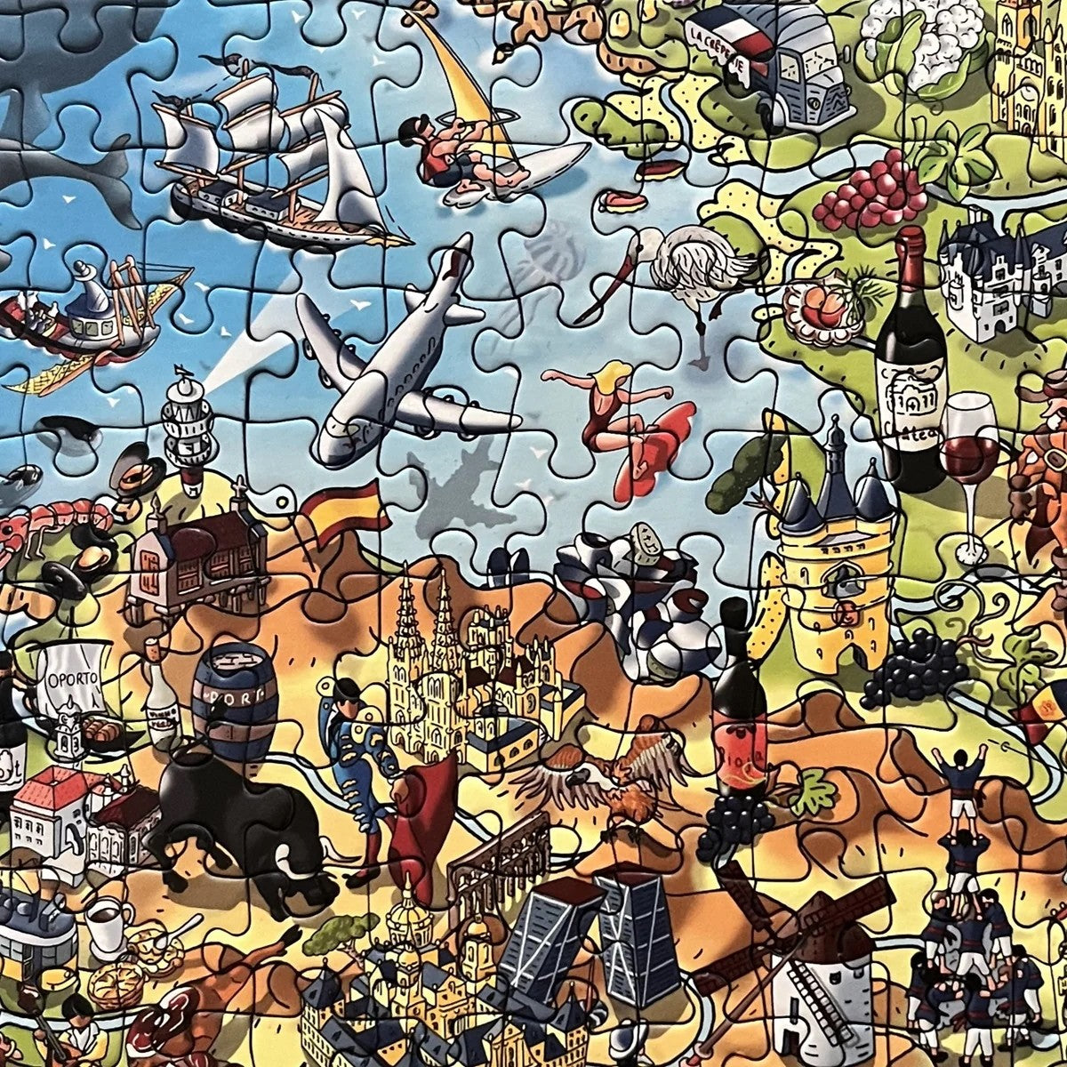 Gibsons Games This Is Europe 1000 Piece Jigsaw Puzzle Toys G7113