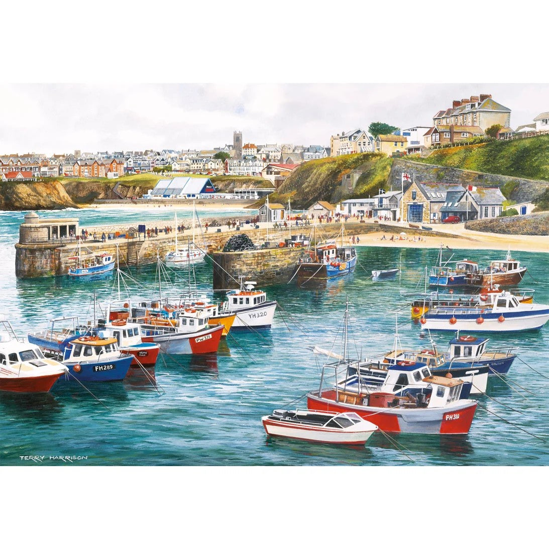 Gibsons Cornwall By The Sea 4 x 500 Piece Jigsaw Puzzle G5073