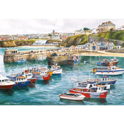 Gibsons Cornwall By The Sea 4 x 500 Piece Jigsaw Puzzle G5073