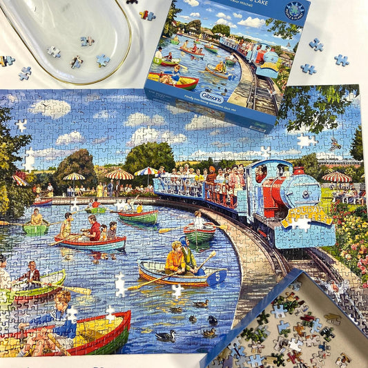 Gibsons Games The Boating Lake 1000 Piece Jigsaw Puzzle Toys G6361
