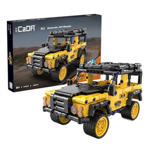 CaDA Defender Off-Roader - 389 pcs Pull back Building Brick Kit C52028W
