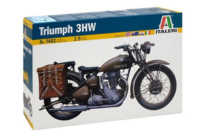 ITALERI 1;9 1/9 Triumph Military 3HW Solo Scale Classic Motor Bike  Kit 7402