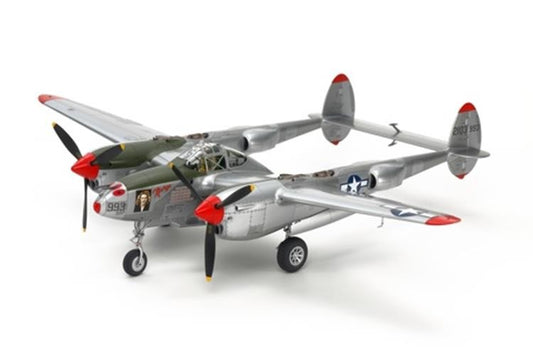 Tamiya 1/48 1 :48 Lockheed P-38 J Lightning SCALE MILITARY MODEL 61123