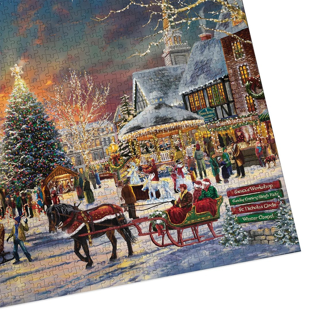 Gibsons Thomas Kinkade: The Christmas Festival 1000 Piece Jigsaw G6446