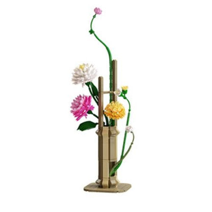 CADA BUILDING BLOCK KIT Oriental Floral Art: Spring - 613 pcs C59023W