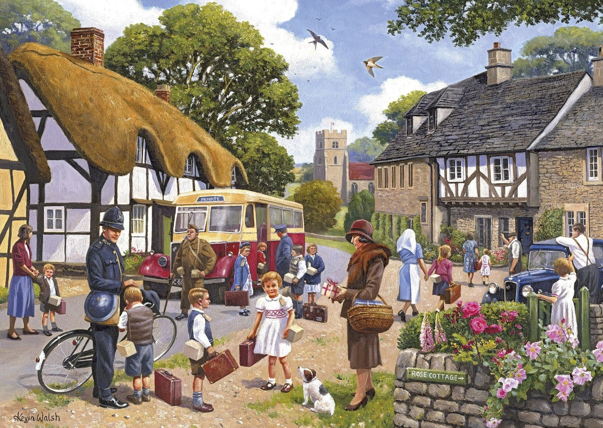 Gibsons The Evacuees 4 x 500 Piece Jigsaw Puzzle G5056