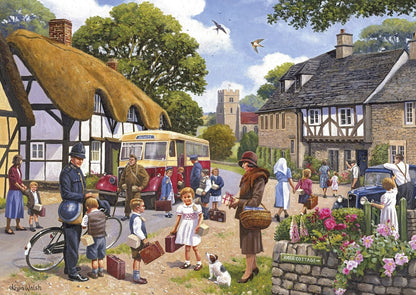Gibsons The Evacuees 4 x 500 Piece Jigsaw Puzzle G5056