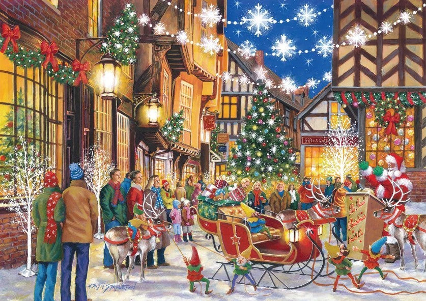 House Of Puzzles Santa Switch On 1000 Piece Jigsaw Puzzle Toys HP0715