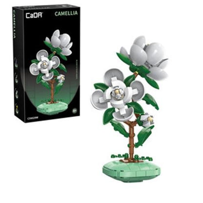 CADA BUILDING BLOCK KIT Camellia Building Block Planter - 301 pcs C59029W