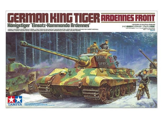 Tamiya 1/35 1:35 German King Tiger Tank (Ardennes Front) MILITARY KIT 35252