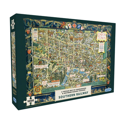 Gibsons London Town By Southern Railway 1000 Piece Jigsaw Puzzle G7185