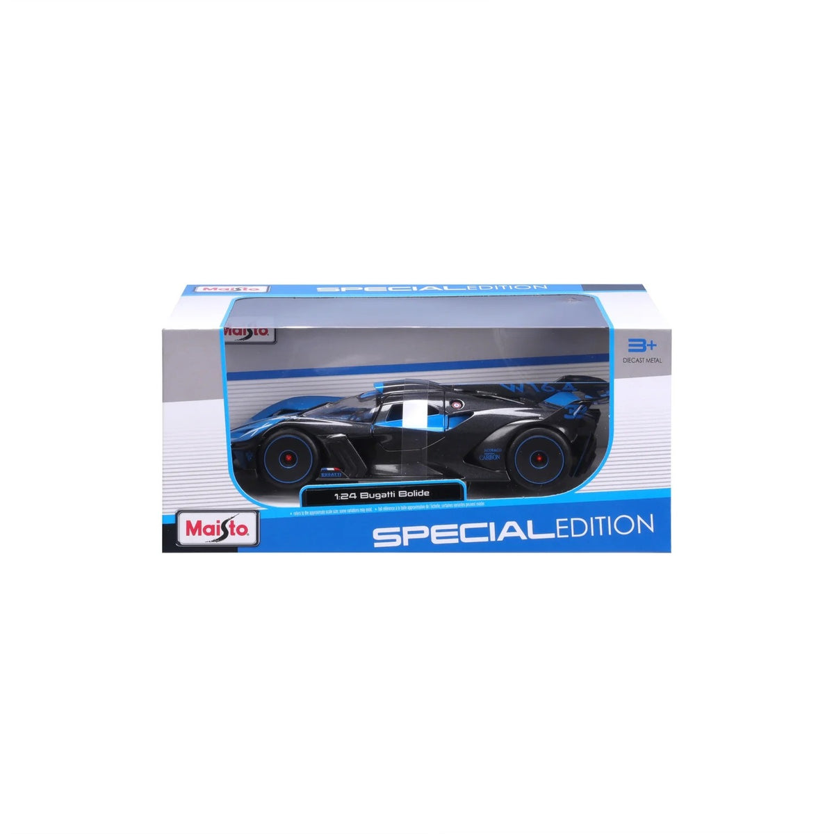 Maisto 1:24 1/24 BUGATTI BOLIDE BLUE DIE CAST SCALE MODEL M32911B