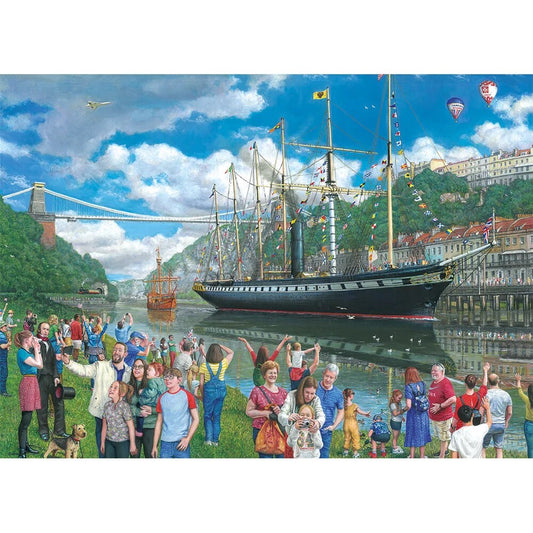 Gibsons SS Great Britain: An Imagined Odyssey 1000 Piece Jigsaw G7149