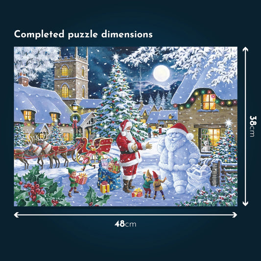 House Of Puzzles Christmas Shopping 4 x 500 Piece Jigsaw Puzzle Toys HP0719