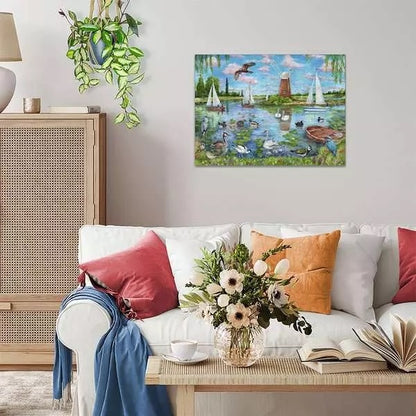 Ravensburger Life Along The Broads 1000 Piece Jigsaw Puzzle