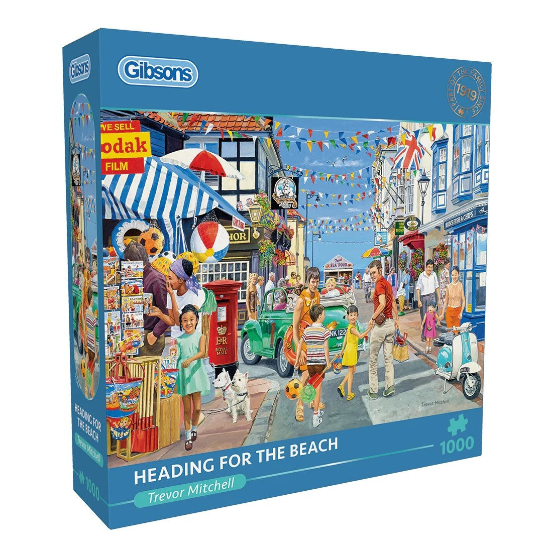 Gibsons Heading For The Beach 1000 Piece Jigsaw Puzzle G6389