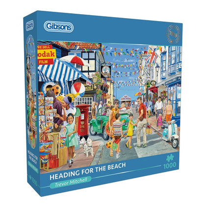 Gibsons Heading For The Beach 1000 Piece Jigsaw Puzzle G6389