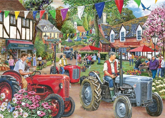 House Of Puzzles No.27 Tractor Parade 1000 Piece Jigsaw Puzzle Toys HP0703