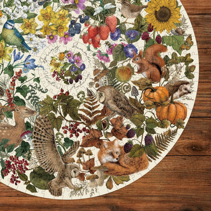 Gibsons Games The Art File: Nature's Seasons 500 Piece Jigsaw Puzzle Toys G3710