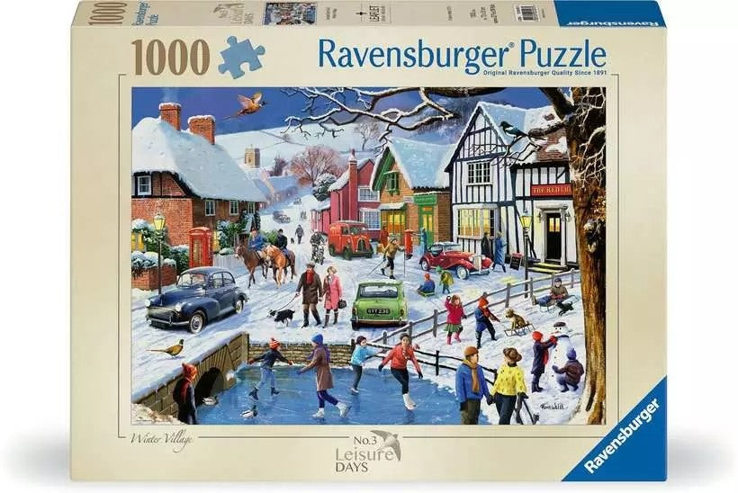 Ravensburger Leisure Days No 3 The Winter Village 1000 Piece Jigsaw Puzzle Toys