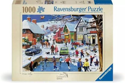 Ravensburger Leisure Days No 3 The Winter Village 1000 Piece Jigsaw Puzzle Toys