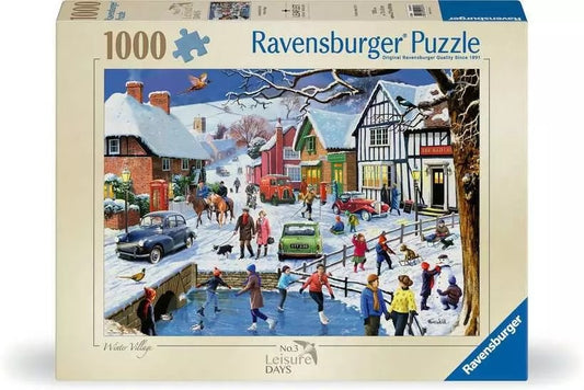 Ravensburger Leisure Days No 3 The Winter Village 1000 Piece Jigsaw Puzzle Toys