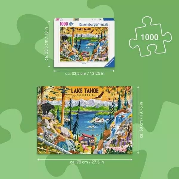 Ravensburger Sacred Lake Tahoe 1000 Piece Jigsaw Puzzle