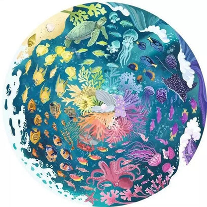 Ravensburger Oceans Circle Of Colours Circular 500 Piece Jigsaw Puzzle Toys