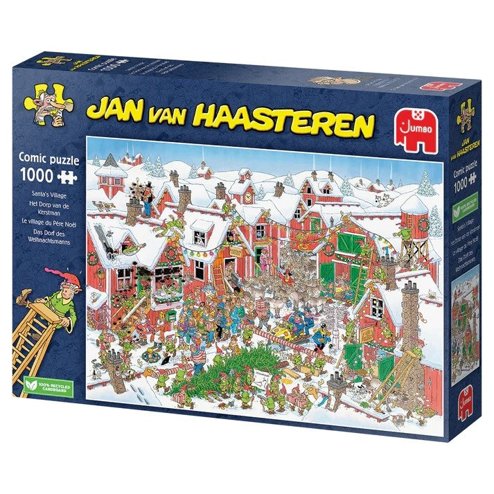 Jumbo Jan van Haasteren - Santa's Village  1000 Piece Jigsaw Puzzle Toys