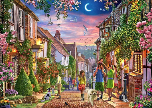 House Of Puzzles Mermaid Street 1000 Piece Jigsaw Toys HP0841