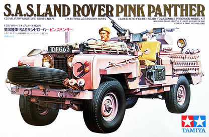 Tamiya Model Kit 1/35 SAS British Pink Panther Vehicle Model Kit Toys 35076