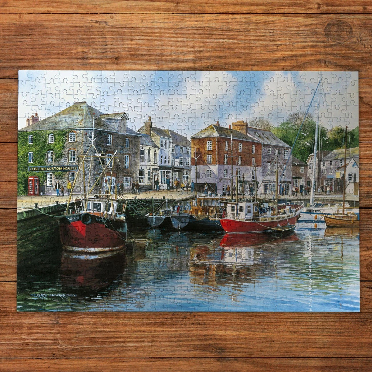 Gibsons Cornwall By The Sea 4 x 500 Piece Jigsaw Puzzle G5073