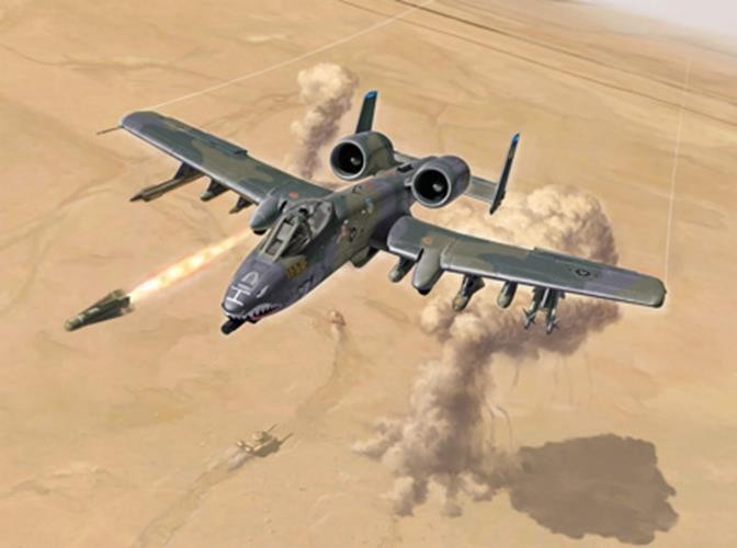 ITALERI 1/72 1:72 A-10 GULF WAR SCALE MODEL KIT 1376