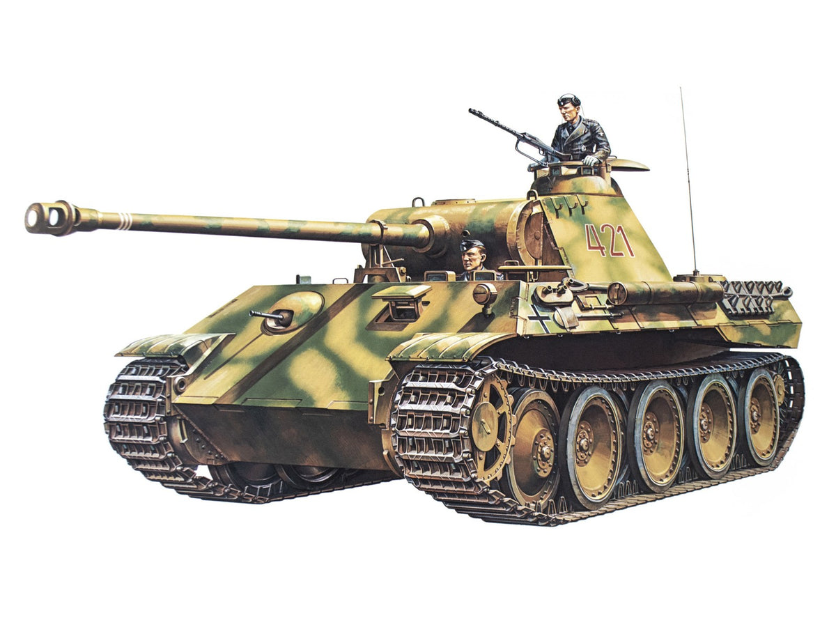 Tamiya Model Kit 1/35 German Panther Medium Tank Model Kit Toys 35065
