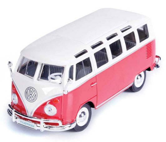 Maisto Volkswagen Van Samba 1:25 1/25 Scale Diecast Model Car Toys M31956