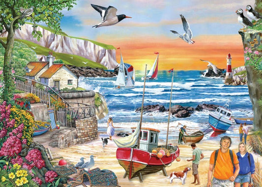 House Of Puzzles Seaside Sunset Big 250 Piece Puzzle Jigsaw Puzzle Toys HP0807