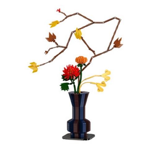 CaDA Building block kit Oriental Floral Art: Autumn - 795 pcs C59025W