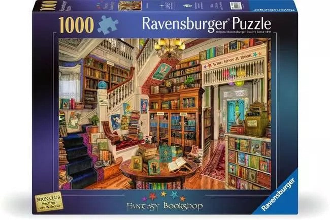 Ravensburger The Fantasy Bookshop 1000 Piece Jigsaw Puzzle Toys