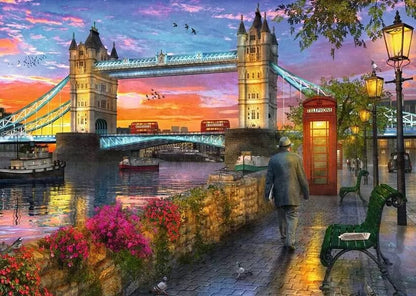 Ravensburger Tower Bridge At Sunset 1000 Piece Jigsaw Puzzle Toys