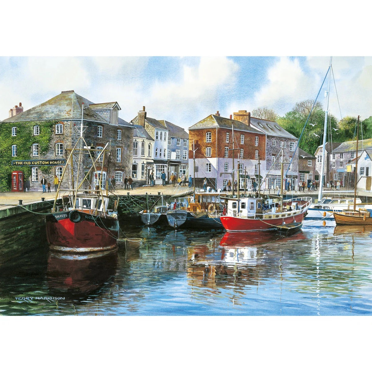 Gibsons Cornwall By The Sea 4 x 500 Piece Jigsaw Puzzle G5073