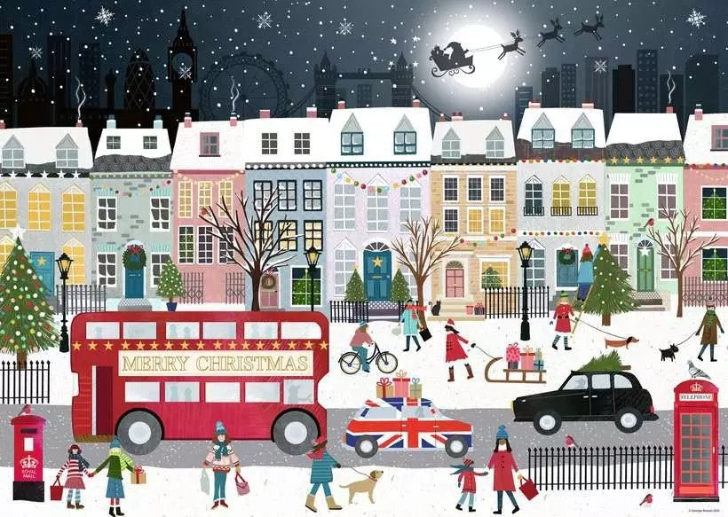 Ravensburger London's Christmas Spirit 1000 Piece Jigsaw Puzzle
