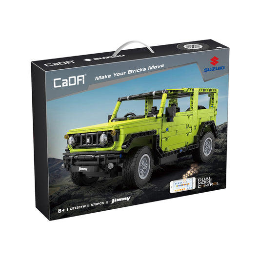 CaDA Building Bricks Suzuki Jimny 579 Piece Radio Control Model Kit Toys C51201W