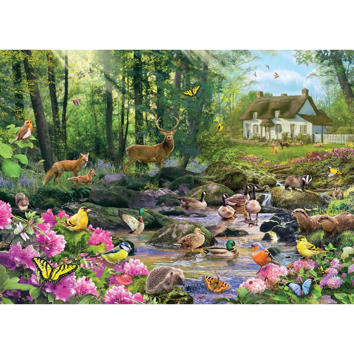 Gibsons Games Woodland Glade 1000 Piece Jigsaw Puzzle Toys G6370