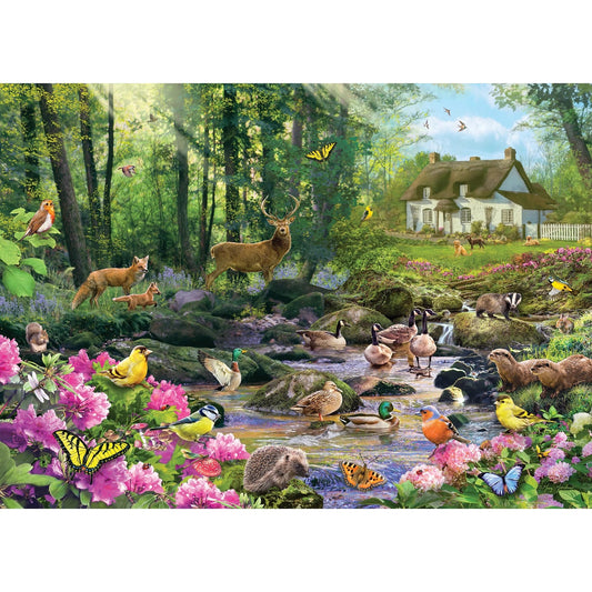Gibsons Games Woodland Glade 1000 Piece Jigsaw Puzzle Toys G6370