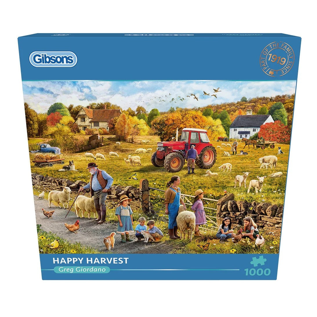 Gibsons Happy Harvest 1000 Piece Jigsaw Puzzle G6447