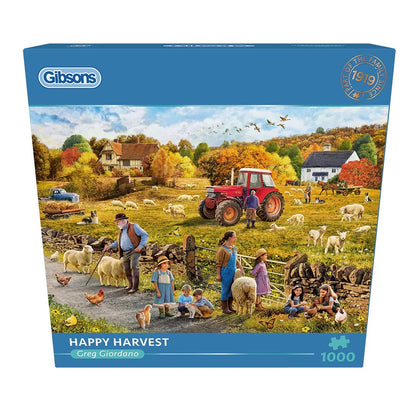 Gibsons Happy Harvest 1000 Piece Jigsaw Puzzle G6447