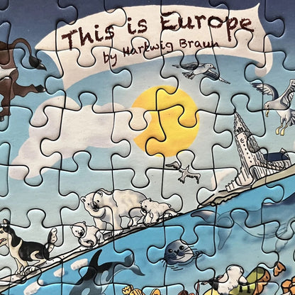 Gibsons Games This Is Europe 1000 Piece Jigsaw Puzzle Toys G7113