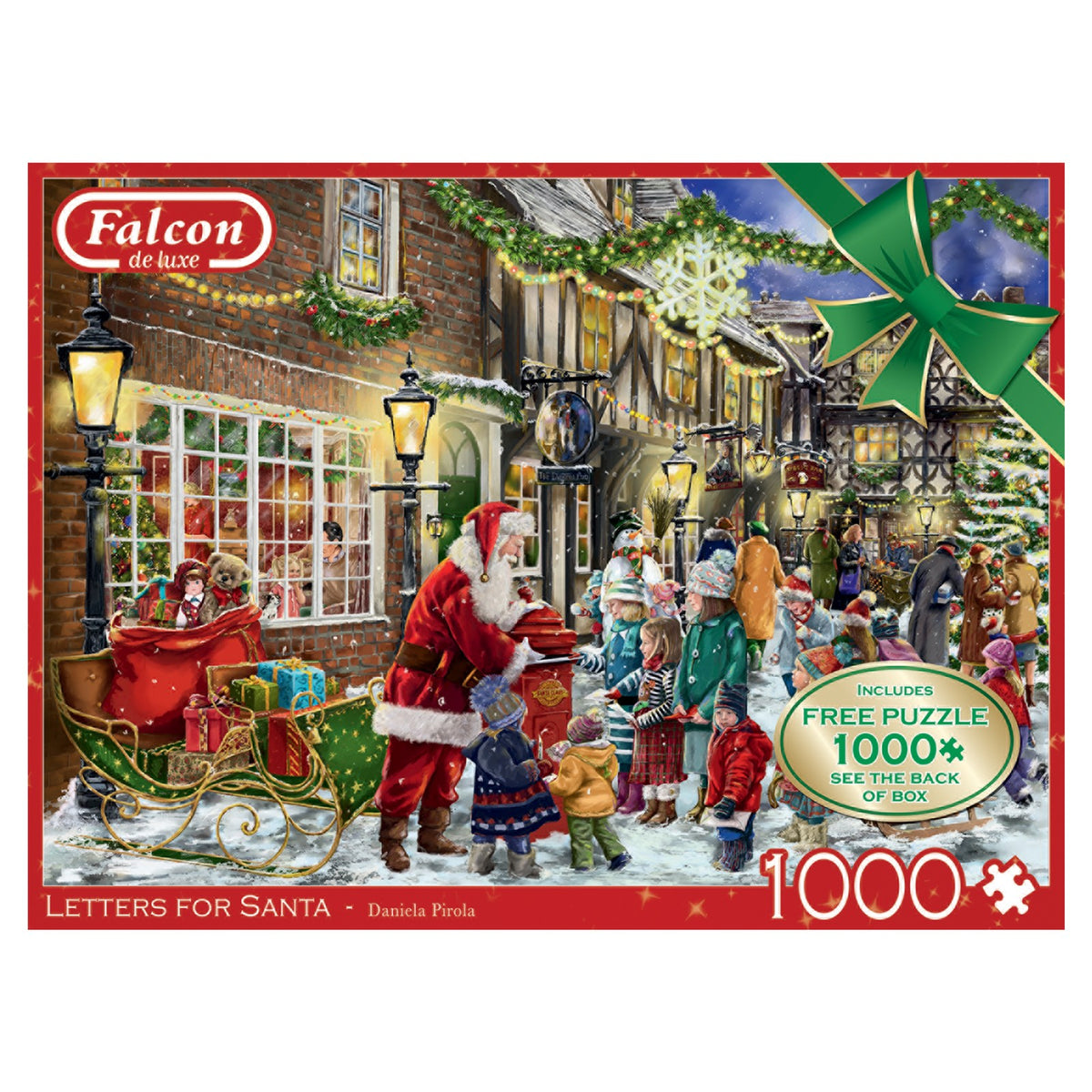 Jumbo Falcon Letters For Santa 2 x 1000 Piece Jigsaw Puzzle Toys Christmas
