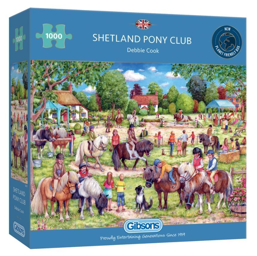 Gibsons Shetland Pony Club 1000 Piece Jigsaw Puzzle G6311